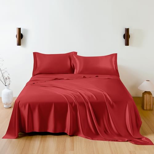 Silk bed sheets
