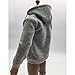 MonkeyJack 1/6 Scale Gray Zipped Hoodie Sweater Clothes Accessory For 12'' Male Figure