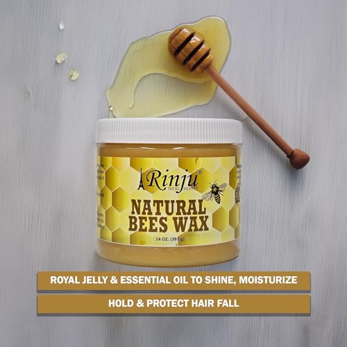 Rinju Natural Bees Wax - Pack de 3 Cera de Abeja Orgánica para Cuidar el Cabello miniatura 3