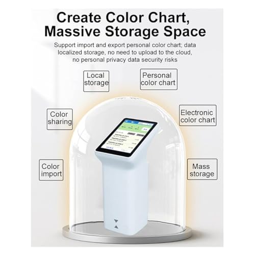 Espectrofotómetro colorímetro de mano para una medición precisa del color en las industrias textil, impresión, teñido y confección