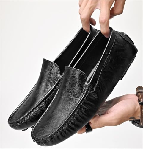 Mens Loafers Round Toe PU Leather Driving Moccasins Loafers Comfortable Anti-slipResistant Prom Slip-on 6