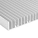 immagine 2Dissipatore di calore in alluminio ad alta potenza, Alluminio Radiatore Modulo più Fresco Pinna, 19 alette, 300 x 140 x 20 mm, per transistor a semiconduttori, PCB (circuito stampato), LED