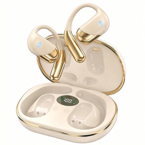Image of AI Translation Earbuds Real Time - 194 Languages Translator Earbuds, No Subscription, 60H Battery Open Ear Bluetooth 5.4 Headphones, Audifonos Traductores Ingles Espanol for Travel Business Learning