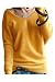 Women's Cashmere Sweater (Ginger, X-Large)