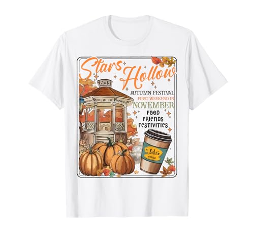 Dragonfly Inn Hollow Womens Tee Series Stars Autumn Festival T-Shirt