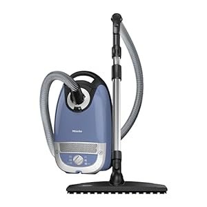 Miele Complete C2 Hardfloor Bagged Canister Vacuum Cleaner with High Suction Power Designed for Special Care of Hard Floors and Low Pile Carpet in Tech Blue