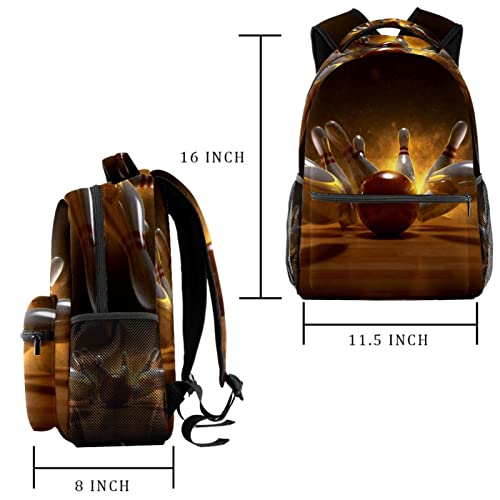 Mochila para portátil con espacio de bola de boliche bolsas de viaje 2