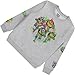 Teenage Mutant Ninja Turtles Ninja Turtles Boys Crewneck Sweatshirt - Leonardo, Raphael, Donatello, Michelangelo, Splinter Embroidered Sleeve Patches Mens Shirt (Grey, 14/16)