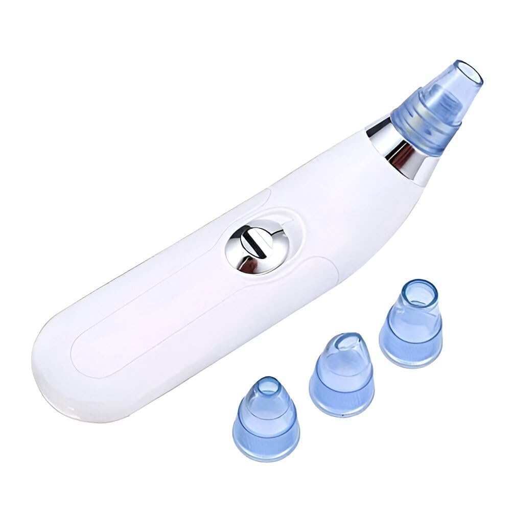 Derma Suction Pore Cleaner 4 in 1 | Blackhead Remover Vacuum Device with Suction Heads | For Cleanser for Acne, Oil & Dead Skin Removal | For All Skin Types-image-21
