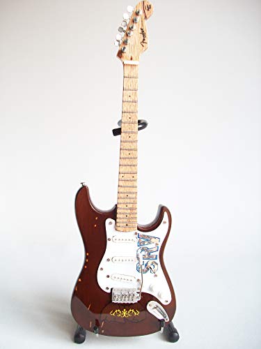 Stevie Ray Vaughan Mini guitare miniature SRV Lenny Gift Axe Heaven - Les Beatles, Paul McCartney, John Lennon, RIngo Starr, George Harrison Stevie Ray Vaughan Mini guitare miniature SRV Lenny Gift Axe Heaven – Image 3
