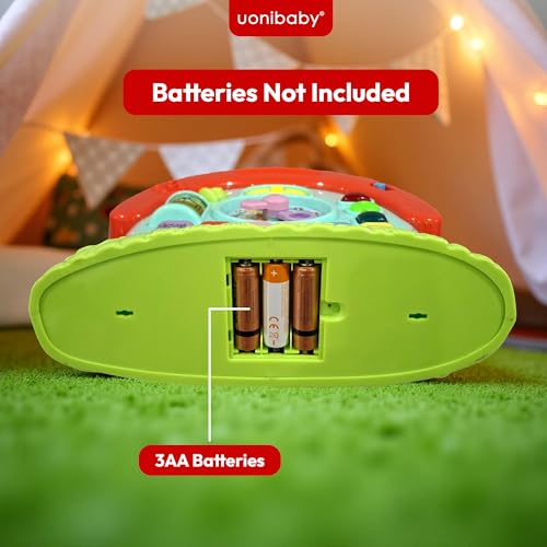 Image of Uonibaby by StarAndDaisy Baby Piano Toy House with Clock, Animal Rotator | Learn 50+ Rhymes, Day & Night, Sounds & More | Educational Toy for Toddlers.