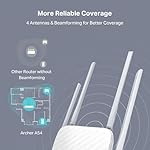 TP-Link AC1200 WiFi Router (Archer A54) - Dual Band Wireless Internet Router, 4 x 10/100 Mbps Fast Ethernet Ports, Supports Guest WiFi, Access Point Mode, IPv6 and Parental Controls - Image 4