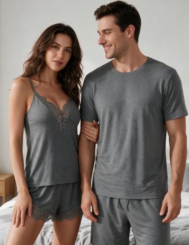 Image of Avidlove Womens Pajama Set 2 Piece PJ Set Camisole Shorts Sleepwear S-XXL