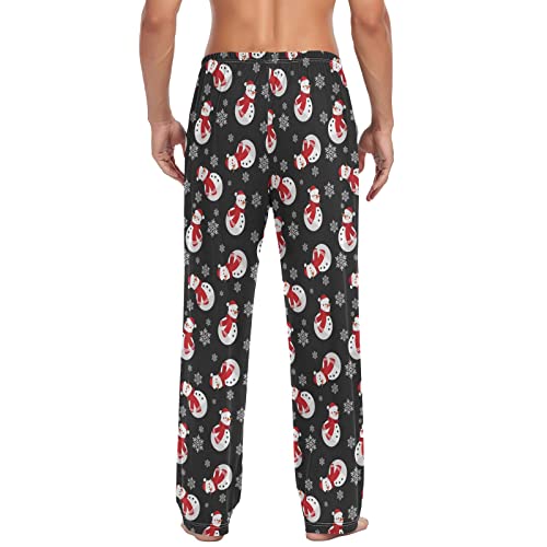 Christmas Mens Pajama Pants with Drawstring Pockets Lounge Pants Pajama Bottoms Men Sleep PJ Pants for Men…2