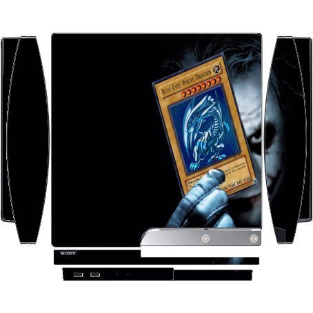 Joke Blue Eyes Dragon Playstation 3 & PS3 Slim Vinyl Decal Sticker Skin by Demon Decal