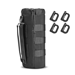 Molle Water Bottle Pouch-Black-1Pack