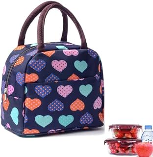 WUWYOUWL Lunch Insulation Bag Hand Carry Portable Lunch Bag Thickened Aluminum Film Water-Resistant Thermal Leak-Proof Lunch Organizer (Pink)