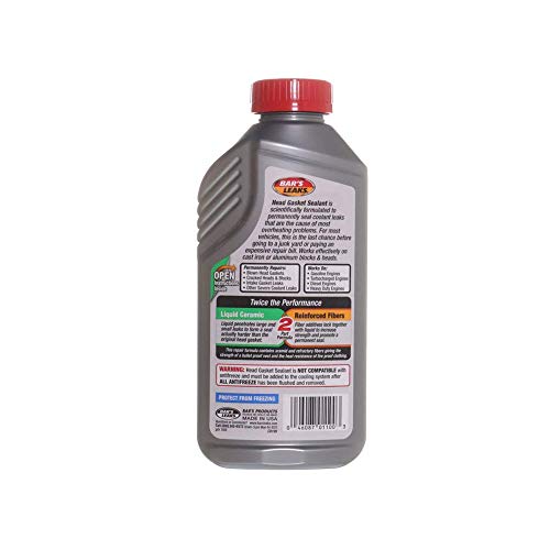 Bar's Leaks Block Seal Head Gasket Sealant (Pack of 4),1100-4PK
