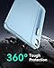 ESR for iPad Air 11 Inch Case M3/M2 (2025/2024), iPad Air 5th/4th Gen Case (2022/2020) 10.9 Inch, Removable Magnetic Cover, Adjustable Portrait/Landscape Stand, 9 Standing Angles, Light Blue