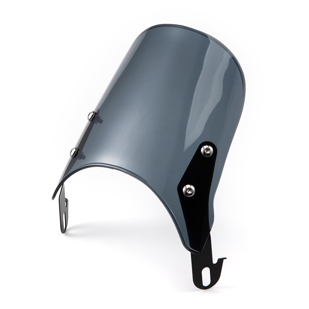 Parabrisas Deflector de Viento Universal para Moto 5 '' - 7 '' Faro delantero (Gris)