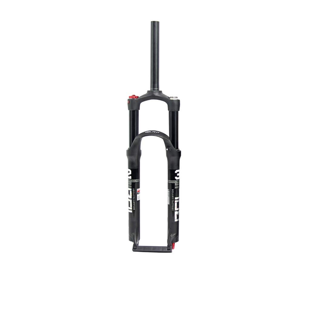 ZXGSXIOU 26 Suspension Fork Mountain Bike Front Double Air Chamber Bicycle Shoulder Control 1-1/8"