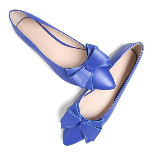 Image of SAILING LU Women's Bow-Knot Pointed Toe Ballet Flats