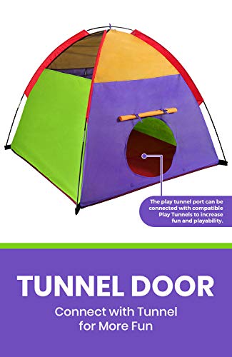 Alvantor® Kids Tents Children Play Tent Toddler Pop Up Tent for Kids Boys Girls Toys Indoor Outdoor Playhouse Camping Playground Rainbow 58”x58 x47