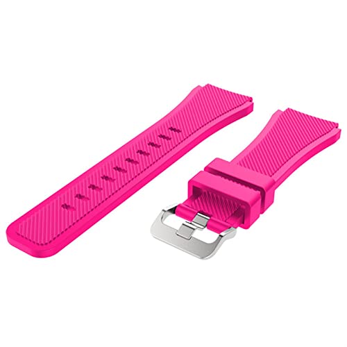 Bracelet en caoutchouc 22mm pour Huawei GT 2 et Samsung Galaxy Watch 3