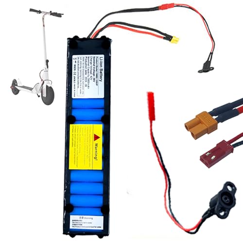 SNHMFUH 36V Scooter Akku 7.8AH 8.7AH 9AH 10.5AH Lithium Batterie Scooter Batterie 10S3P Lithium-Ionen-Akku mit 20A BMS Für 250W 350W 500W M365 Elektroroller,7.8ah