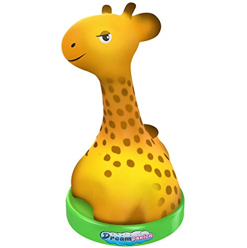 Dreampanion Portable Soothing LED Kids Night Light Lamp - Rechargeable with Wireless Charging Base (No Batteries Needed) - Transforms Kids Bedroom into a Tranquil and Relaxing Sleep Environment