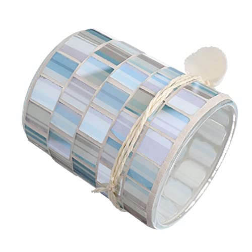 ULTECHNOVO 1pezzi Portacandele in Vetro Bicchiere Per Aromaterapia Portacandele Tealight Per Matrimonio Festa Casa e Regalo