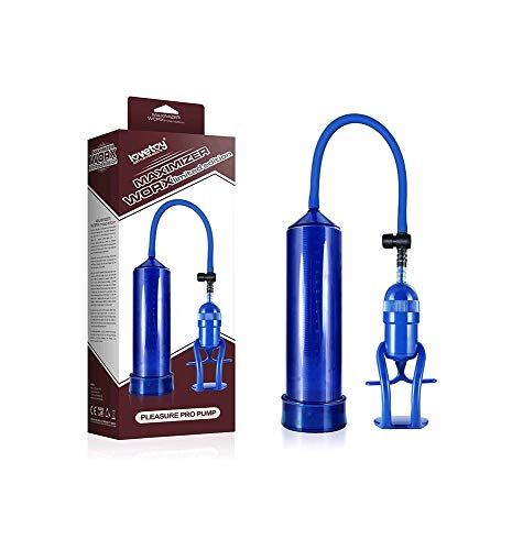 Developpeur de penis Bleu Maximizer Pro Pump Lovetoy pour le soin intime masculin