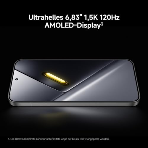 XIAOMI Poco X8 Pro Max Smartphone 12GB+512GB, Dimensity 9500s Prozessor, 8500mAh Akku, Ultra-helles AMOLED-Display, 50MP Light Fusion 600 Hauptkamera mit OIS, Schwarz, 3 Jahre Garantie