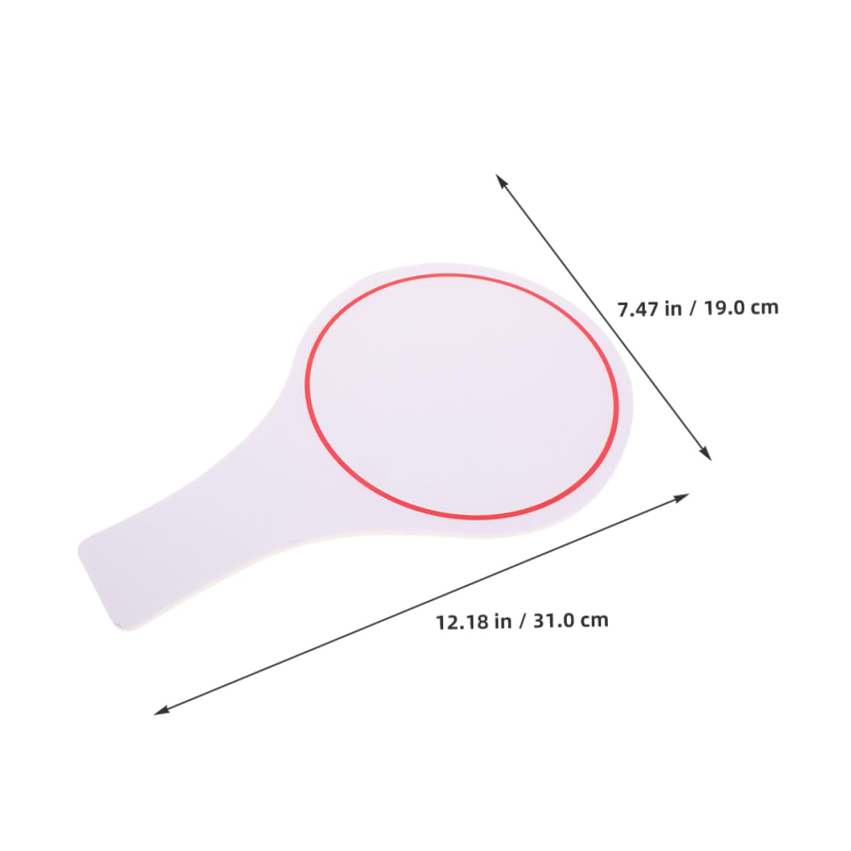 2Pcs Handheld Dry Erase Scoreboards for Outdoor Games Reusable Writing Boards for Judges and Classroom Voting Visibility Paddles Lightweight Design for