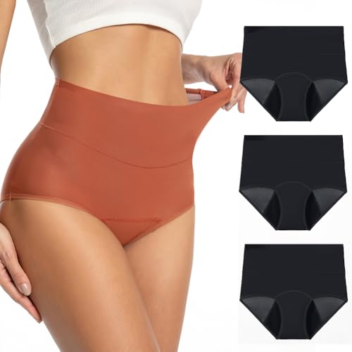 Image of Period Underwear for Women 3 Layers Breathable Menstrual Period Panties