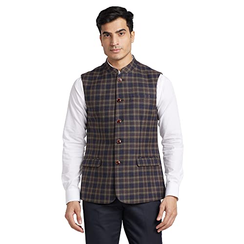Image of Park Avenue Dark Blue Waistcoat