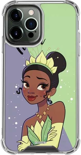Skinit Clear Phone Case Compatible with iPhone 14 Pro Max - Officially Licensed Disney Princess Tiana Art Design