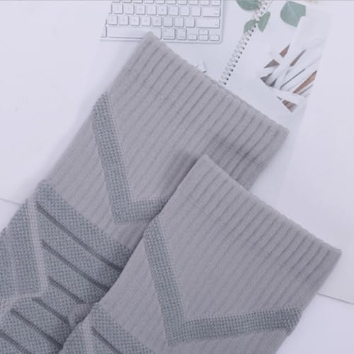 Socks for Sports, Casual Outing and Fitness, Comfortable, Breathable, Machine Washable, High Resilience, Soft, Abrasion-Resistant, Pilling-Resistant - 1 Pack, Grey2