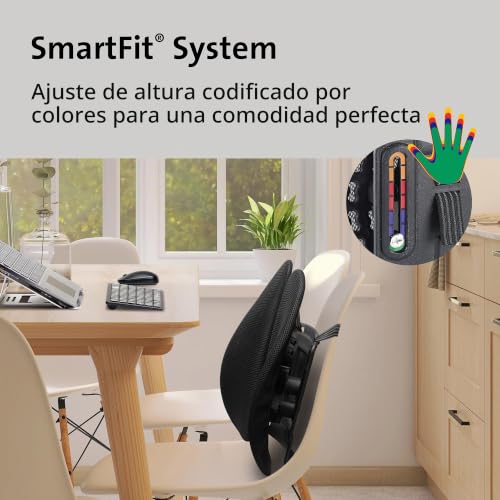 Kensington K60412WW - Respaldo Smartfit® Conform moldeable color negro