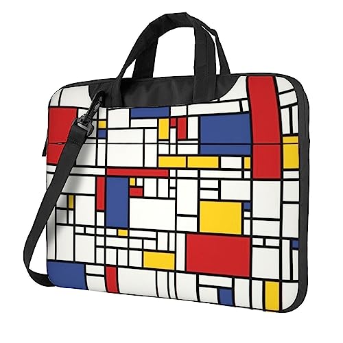 Sacoche ordinateur portable à motif abstrait pour trajets urbains