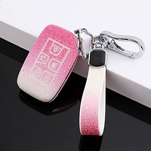 Coque de clé Land Rover Range Rover Evoque Velar Discovery Sport - Protection rose dégradé M.JVisun