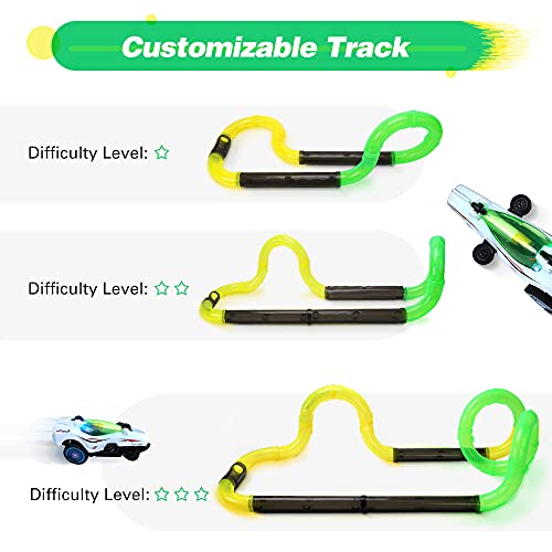 image for Lekebaby Electric Race Car Track Set, Toy Vehicle Playset with High Sp