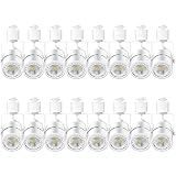 MOCAOIRE LED Track Lighting Heads, 10W Adjustable LED Track Light Fixtures for Accent Retail Artwork
