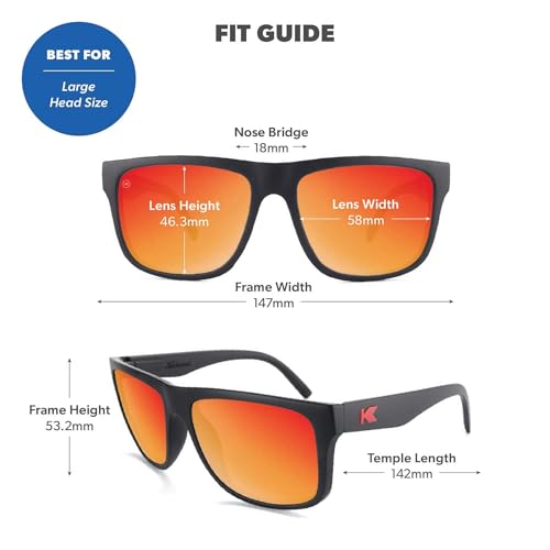 Image of Knockaround Large Polarized Sunglasses for Men & Women - UV400 Protection
