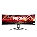Produktbild AOC Agon AG493QCX - 49 Zoll DFHD Curved Gaming Monitor, 144 Hz, 1ms, HDR400, FreeSync Premium Pro (3840x1080, HDMI, DisplayPort, USB Hub) schwarz/rot