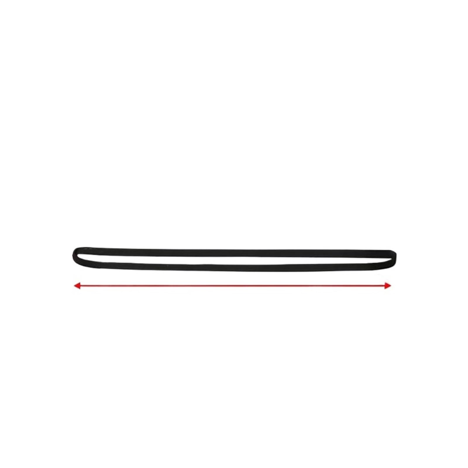 1 pz registratore a Cassetta Larghezza 8mm Cinghia di Trasmissione Piatta for Giradischi in Vinile LP Cinghia di Trasmissione Giradischi fonografo(Folded Length 200mm)