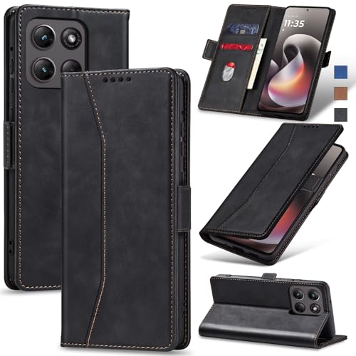 Image of Jasonyu Flip Wallet Case for Moto G Stylus 5G (2026),Black