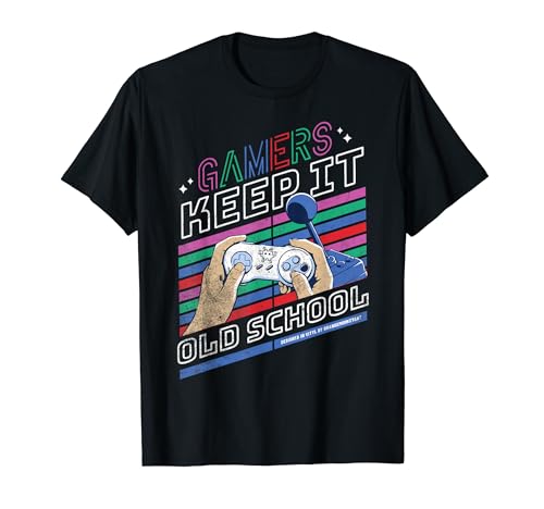 Old School Gamer: tributo a los videojuegos de los 80 a Keep It Classic Camiseta