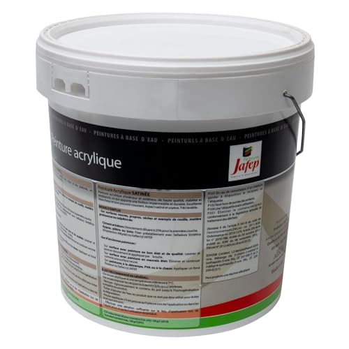 Jafep 12992 Acrylfarbe, matt, Weiß, MF-300, 15 l