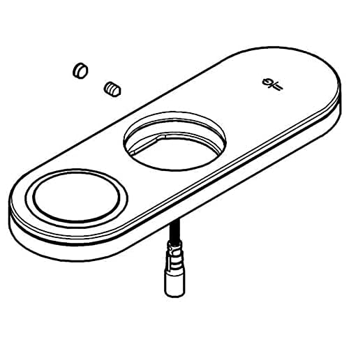 Preisvergleich Produktbild GROHE Bedienpaneel (Original Ersatzteil, Langlebig, Robust, Herstellergarantie: 5 Jahre, Passgenau), Velvet Black, 45989KS0